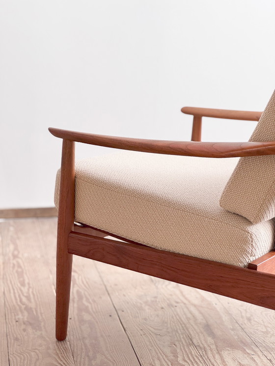 Image 1 of Mid-Century Danish Lounge Armchair in Teak FD 164 by Arne Vodder for France and Son., Denmark, 1960s