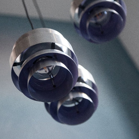 Image 1 of Metal Cascade Pendant Lamp by Lakro Amstelveen