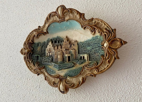 Image 1 of Antique Majolica Relief Wall Plate - WS&S - ca. 1890