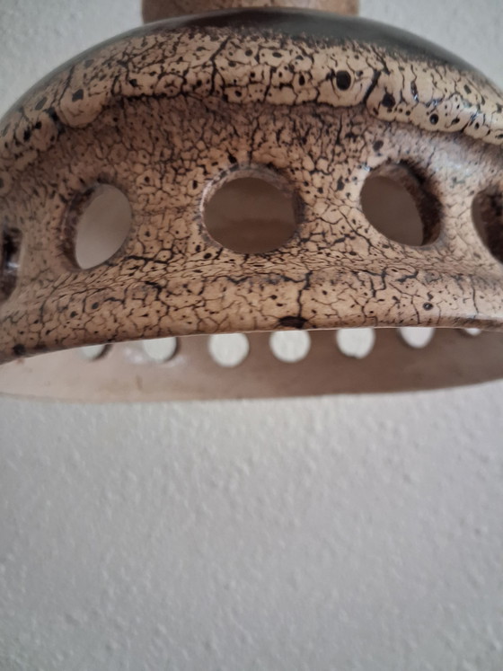 Image 1 of Lampada a sospensione in ceramica Fatlava, stile brutalista