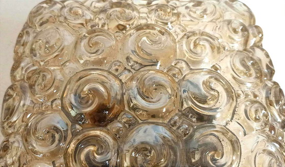 Image 1 of Plafonnier Helena Tynell escargot Années 60 Largeur 23 cm