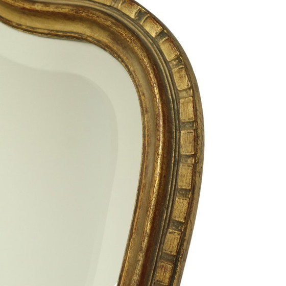 Image 1 of Facet-cut Gold Leaf Mirror Deknudt