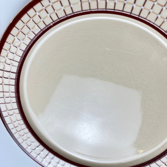 Image 1 of 6 assiettes à dessert Longchamp modèle "Colmar