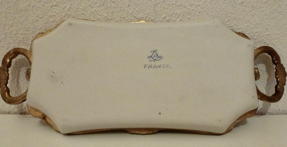 Image 1 of Dekoratives Tablett - Jugendstil - Frankreich.