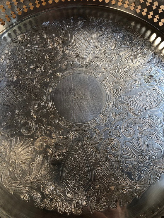 Image 1 of Bandeja plateada de Guy Degrenne