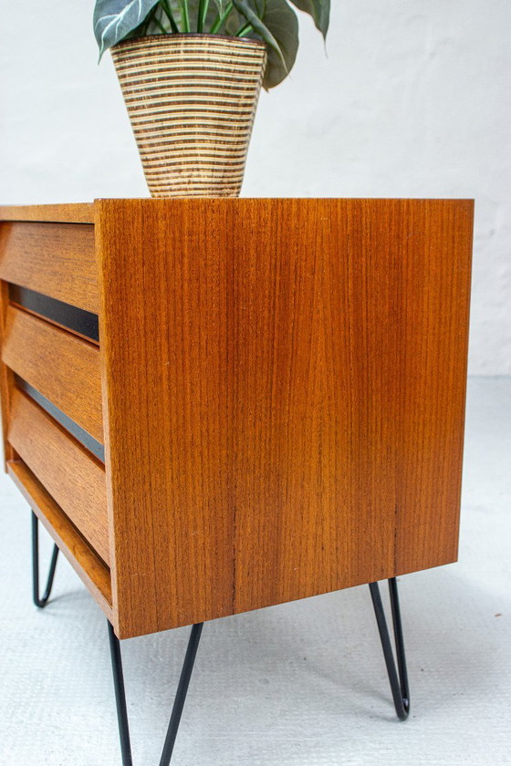 Vintage ladekast, dressoir, bijzettafel, teak, midden 20e eeuw – Ladekasten, Wood (photo 9 of 10)