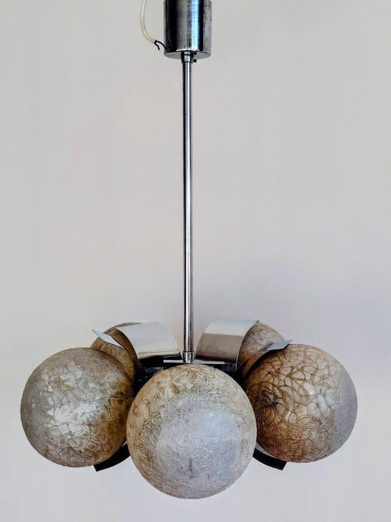 Image 1 of plafonnier futuriste Spoutnik de l'ère spatiale