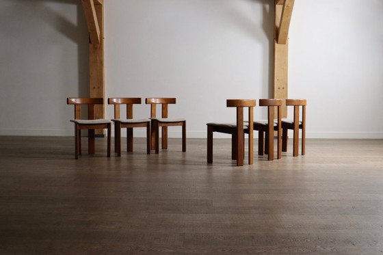 Image 1 of Set of 6 Dining Chairs by Luigi Vaghi for Former, Italy 1960s