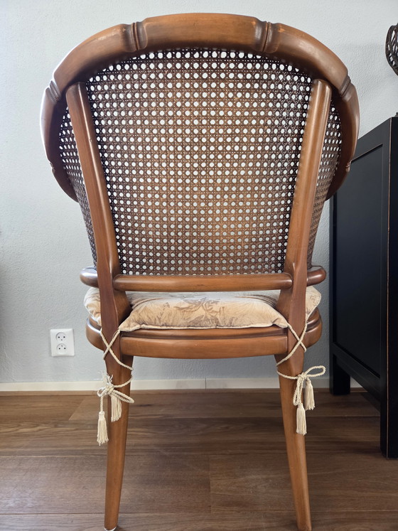 Image 1 of Vintage faux bamboo chair in Louis XV style