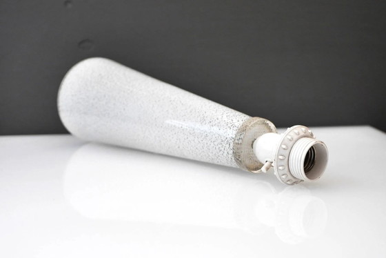 Image 1 of Art glass lamp by Bengt Orup for Hyllinge Glasbruk