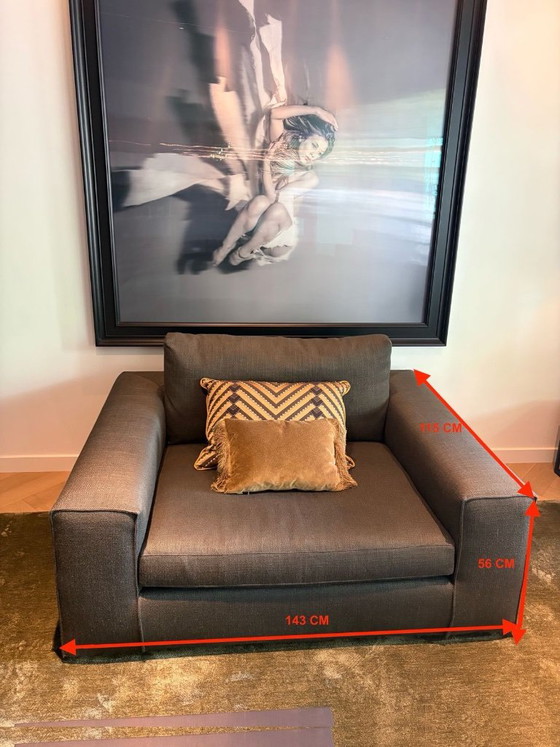 Marac Model Gorden (Italy) Corner Sofa + Designer Lounge Chair – 3-5 seaters, Other (photo 6 of 6)
