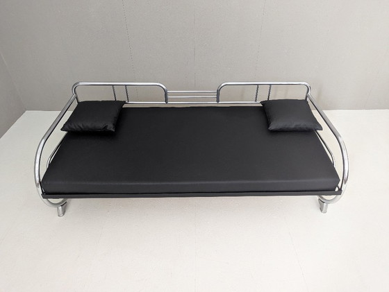 Image 1 of Divano in acciaio tubolare Bauhaus di Hynek Gottwald, anni '30