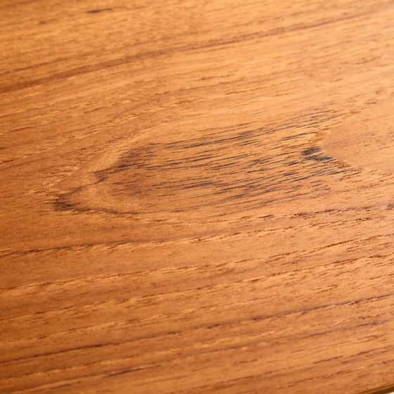 Image 1 of MK11104 Table de salle à manger restaurée en teck et chêne