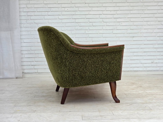Image 1 of Divano vintage norvegese a 3 posti, anni '70, in legno di teak.