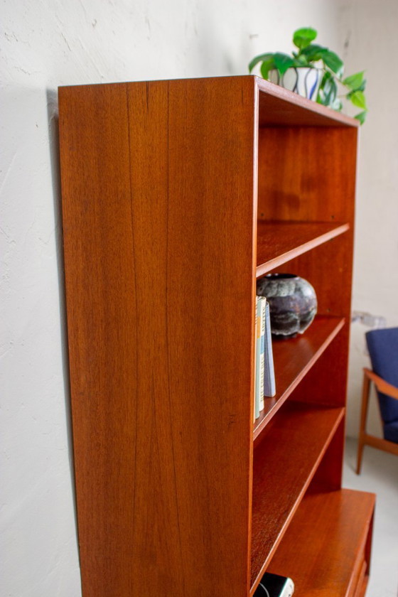 Image 1 of Vintage teak bookcase, highboard, sideboard, Mid Century Danish