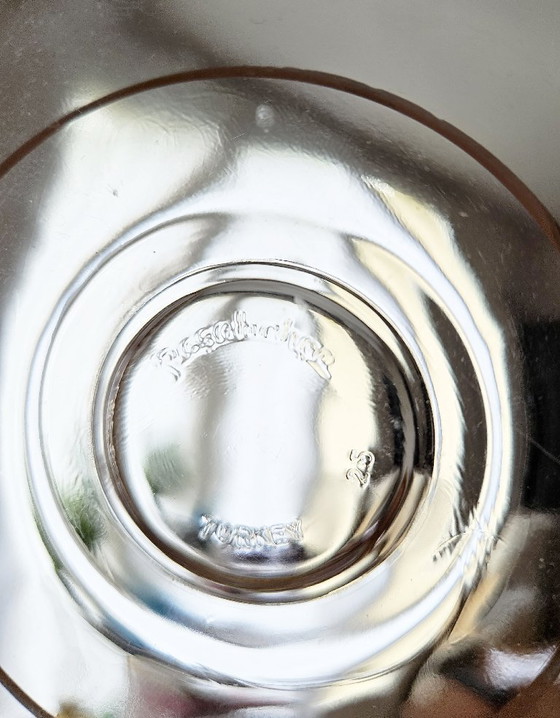 Image 1 of Juego de té de lujo con accesorios, Restaurante Lasserre París, fina porcelana bañada en oro y cristal Paşabahçe.