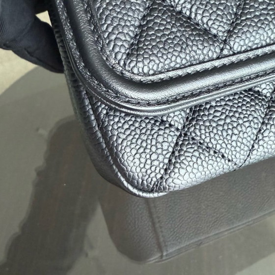 Image 1 of Chanel Filigree CC Small - Caviar Quilted Black Gold Hardware