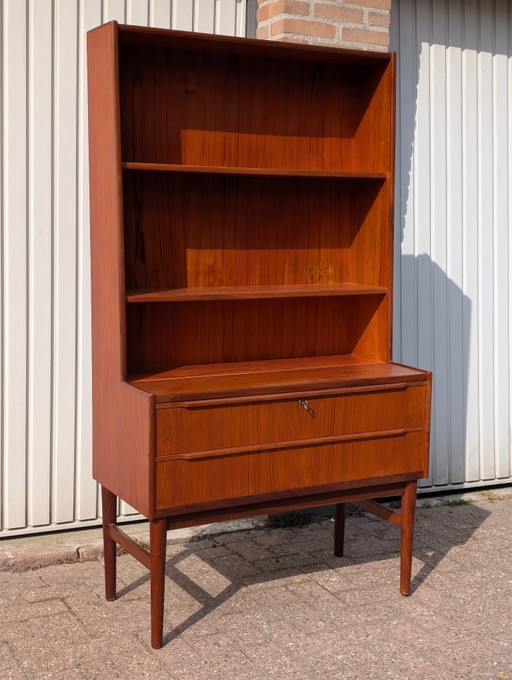 Vintage Danish Teak Wood Cabinet / Bookcase 1960s