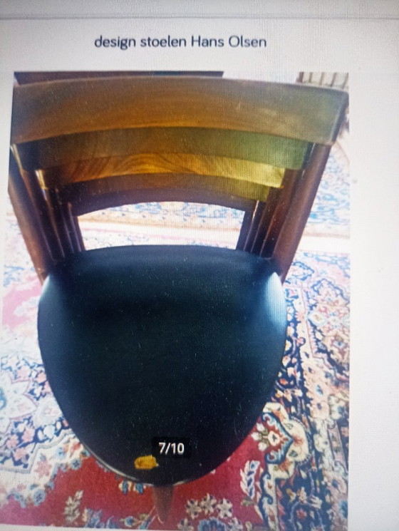 Image 1 of 5 sillas trípode Hans Olsen