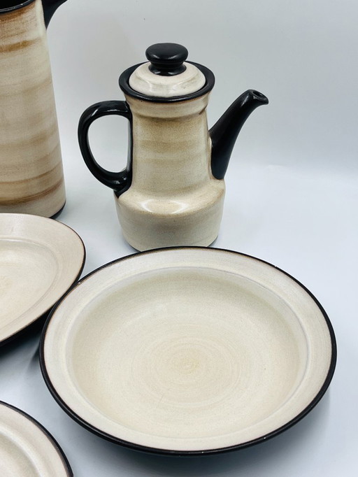 Set di stoviglie vintage della Germania occidentale degli anni '70