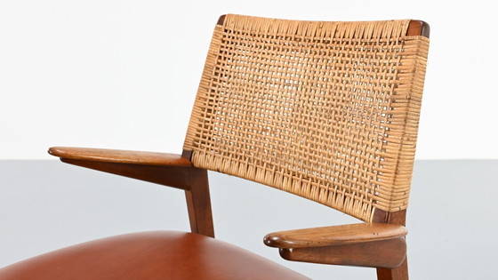 Image 1 of  E. Knudsen, Model 48 armchair for Jensen & Lykkegaard. Denmark, C.1950