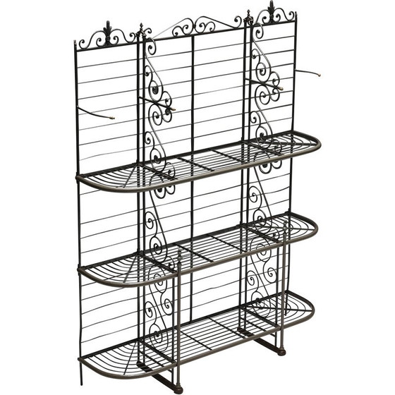 Image 1 of Vintage wrought iron bakery rack, 1920s