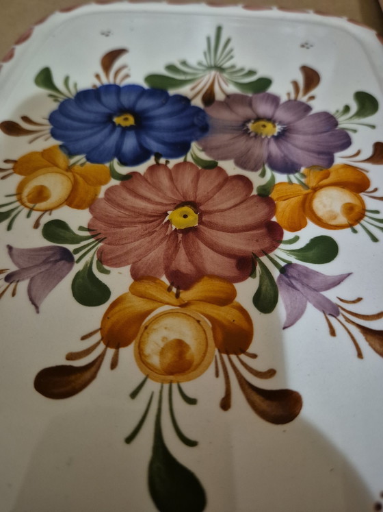 Planche à découper/assiette murale en céramique tyrolienne Wechsler – Wechsler Tirolkeramik, Objets déco (photo 5 of 6)