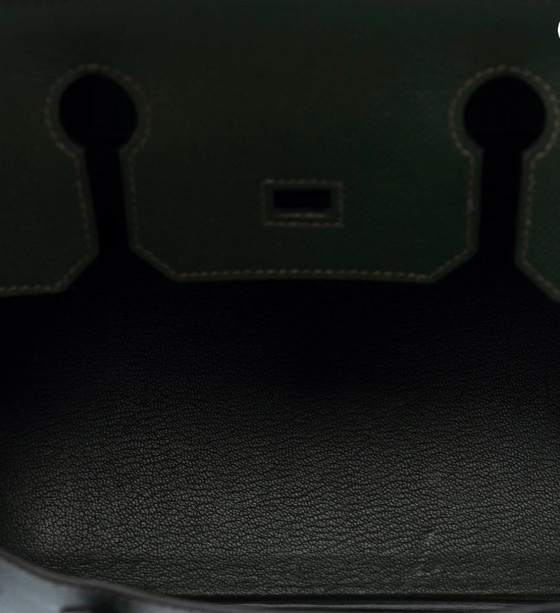 Image 1 of Sac HERMES Birkin 30 en Cuir Vert - 103577