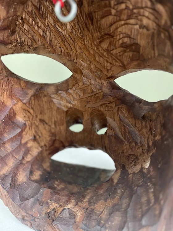 Handgefertigte afrikanische Maske – Wanddekoration, Wood (photo 8 of 14)