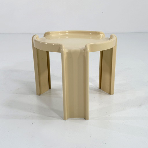 White Side Table by Giotto Stoppino for Kartell, 1970s