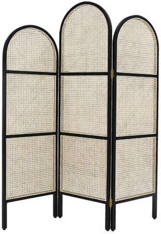 Image 1 of Raumteiler / HK Living Web-Raumteiler, schwarz