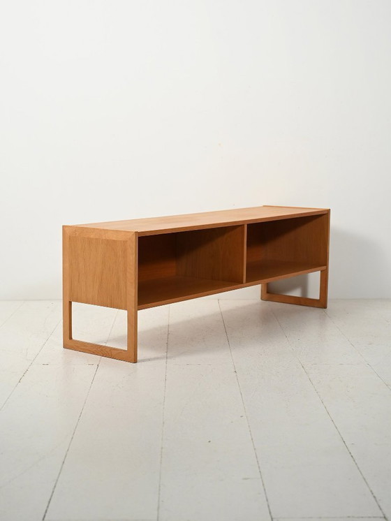 Image 1 of 1960s oak TV stand by Arne Wahl Iversen
