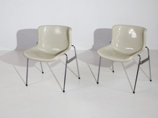 2x Artifort-Schalensitze
