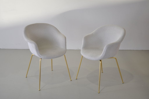 2x Gubi Bat dining room chair