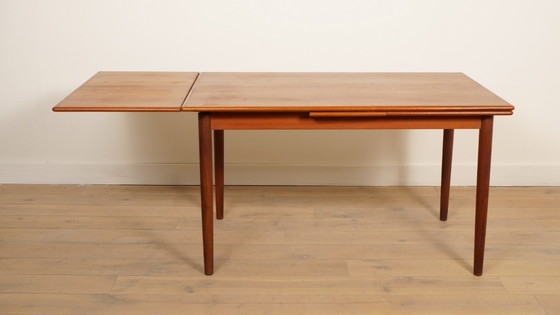 Image 1 of Tavolo da pranzo vintage | allungabile | Teak | 131 cm