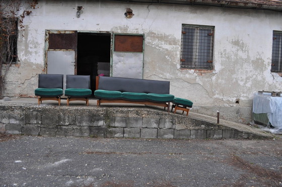 Mid-Century Danish Sofa and Armchairs, 1960s, Set of 4 – Lounge sets, Mid Century Modern (photo 7 of 10)