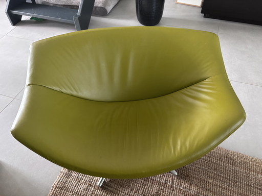 LABEL Vandenberg Gigi armchair olive green swivel GO DIRECT TO PRODUCT INFORMATION