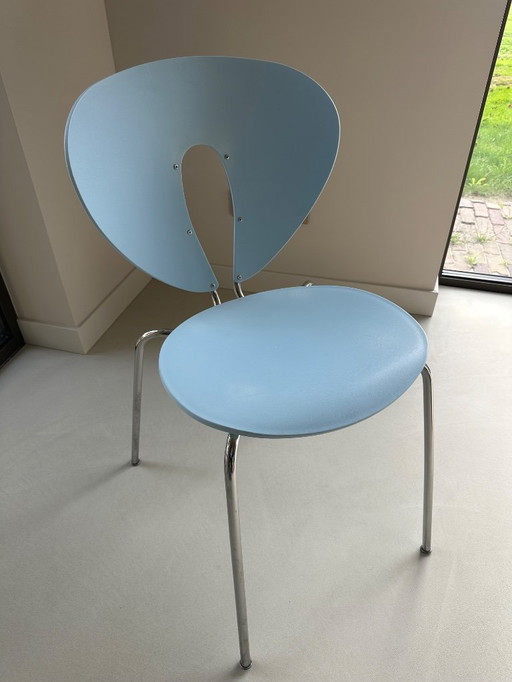 STUA Globus chair light blue (vintage)