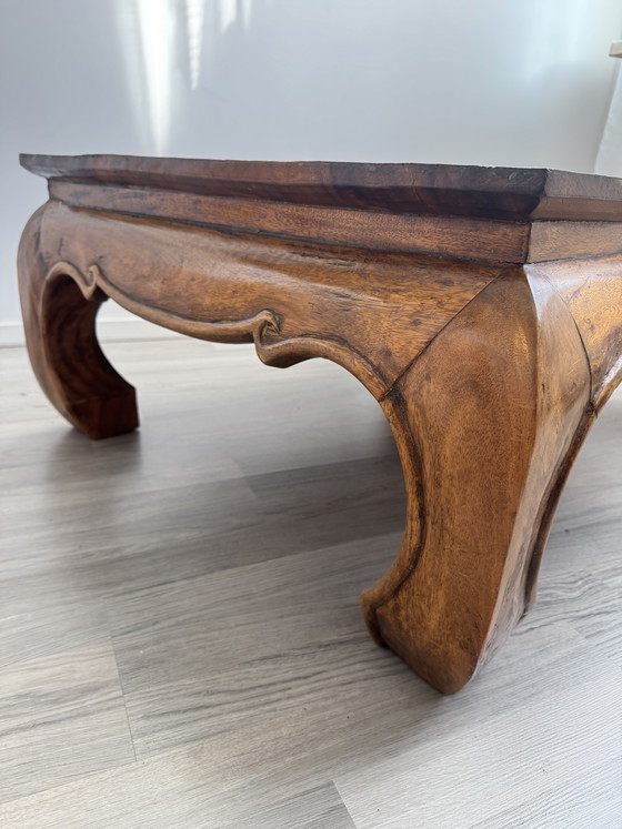 Image 1 of Couchtisch aus Holz im Opium-Stil / Beistelltisch / Couchtisch