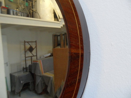 Antique oval mirror