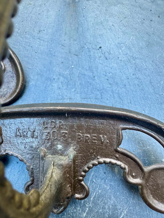 3 vintage baroque brass coat hooks Italy – Decorative Objects (photo 3 of 15)