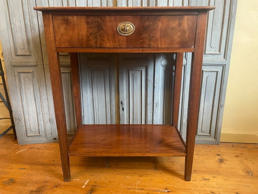 Tavolino laterale in mogano, tavolino francese