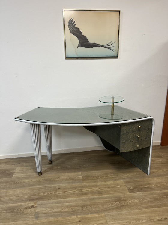 Image 1 of Bureau boomerang Art Déco