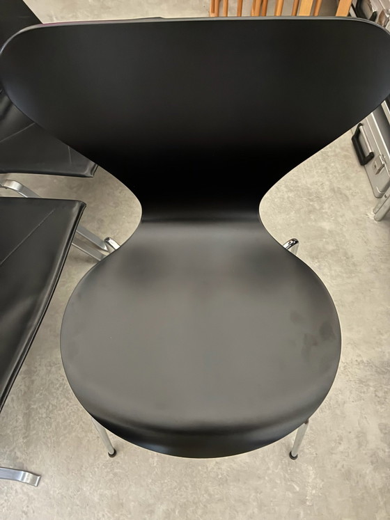 Sedie Butterfly Fritz Hansen nere – Sedie da pranzo, Legno, Cromo (photo 6 of 6)