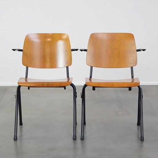 2 X Vintage Design Marko Chair With Armrests