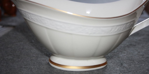 Villeroy & Boch Ivoire – Élégante saucière / plat de service – Neuf et jamais utilisé