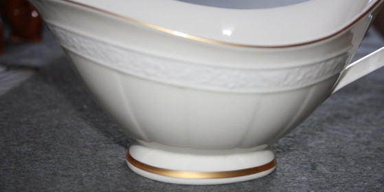 Image 1 of Villeroy & Boch Ivoire – Élégante saucière / plat de service – Neuf et jamais utilisé