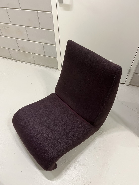 Image 1 of Verner Panton pour Vitra Amibe Aubergine Vintage