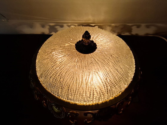 Image 1 of Beautiful vintage German ceiling lamp, Hollywood Regency style j60/70