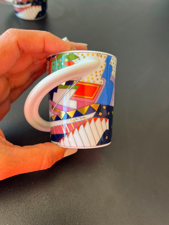 Set of 4 Rosenthal Studio-Linie "Cupola" Espresso Cups & Saucers – Designer Collection – Crockery, Porcelain (photo 5 of 5)